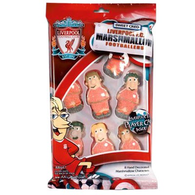 Marshmallow man cukríky FC Liverpool - 1M25