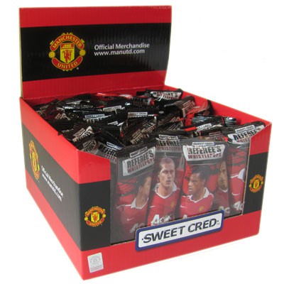 Box s lízatkovými píšťalkami s hráčmi FC Manchester United - 1M34