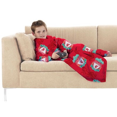 Flícová deka s rukávmi FC Liverpool - 1E191