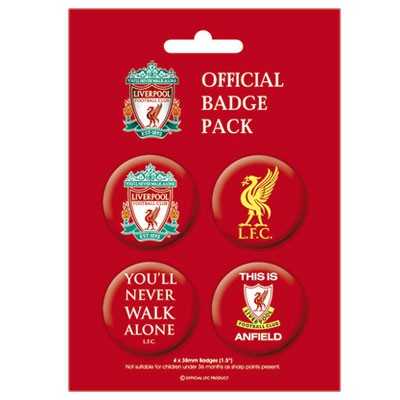 Set odznakov FC Liverpool - 1O100