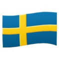 Vlajka Švédsko - 1V60